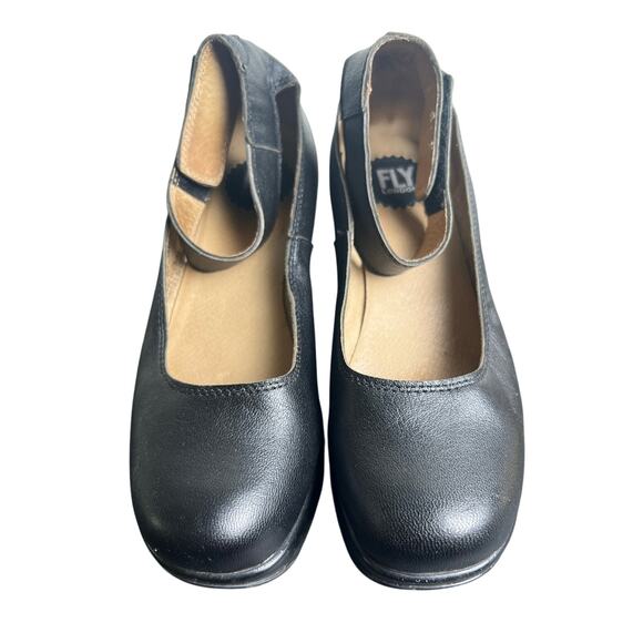 Fly London Yala Trendy Ankle Strap Wedges Size 37 - Picture 2 of 6